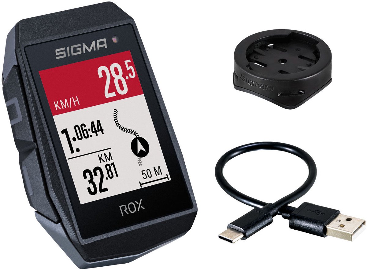 Bol.com Sigma - ROX 11.1 EVO - GPS Fietscomputer met Standaard Stuurhouder - Zwart aanbieding