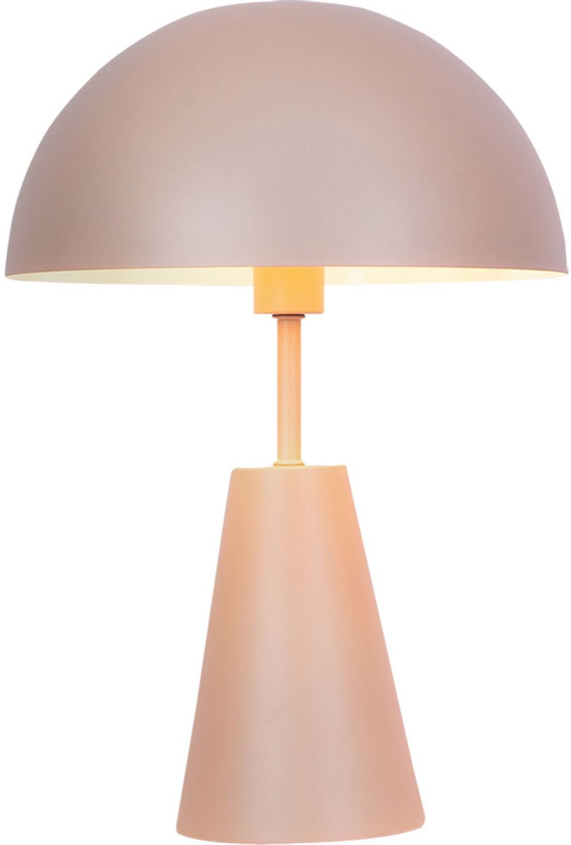 Tafellamp Nachtlamp Woonkamerlamp Tafellamp E14, metaal champagnekleurig, 1x E14, DxH 25 x 36 cm