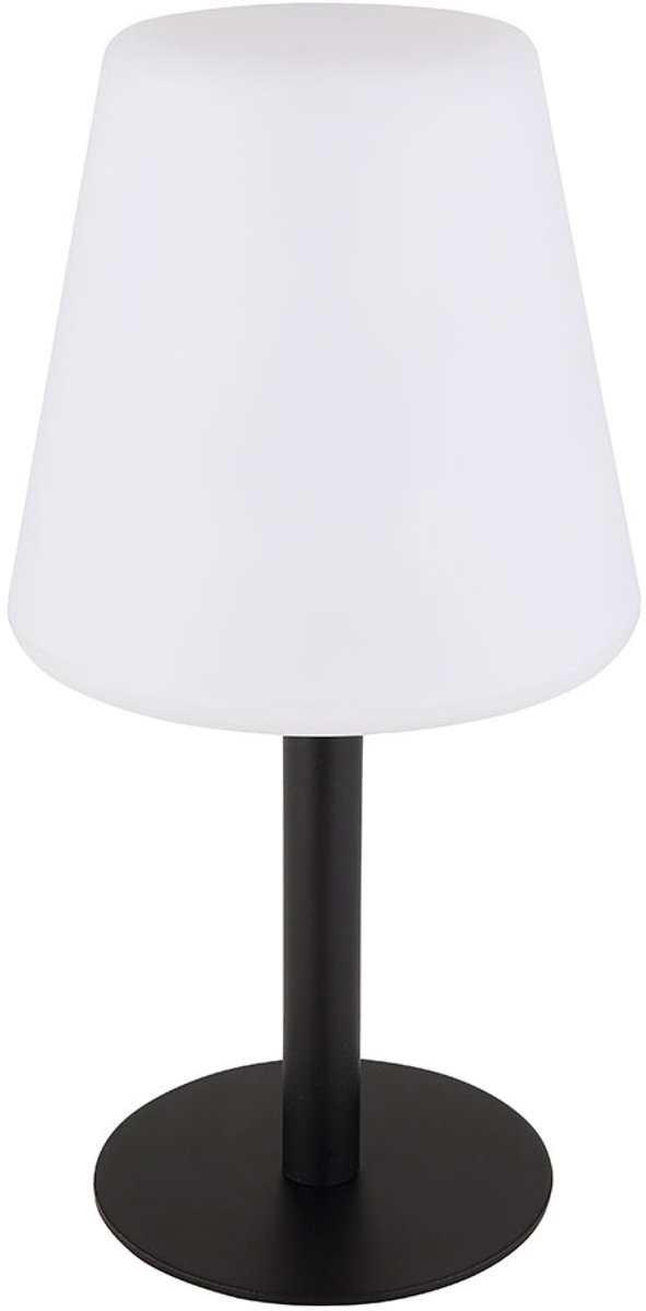 Tafellamp op zonne-energie voor buiten Tafellamp op balkon LED tafellamp op zonne-energie met RGB kleurverandering, trappenschakelaar, kleuren kunnen worden vastgezet, DxH 15 x 30 cm