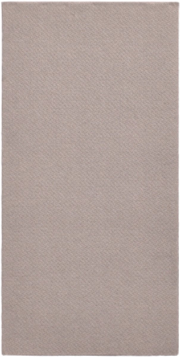 5x 50 Servetten ROYAL Collection 1/8 vouw 40 cm x 40 cm grijs