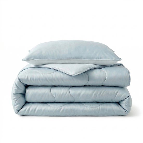 Sleeptime Verkoelend Dekbed zonder Overtrek - Wasbaar Dekbed - Inclusief Sloop - 140x220 - Blauw