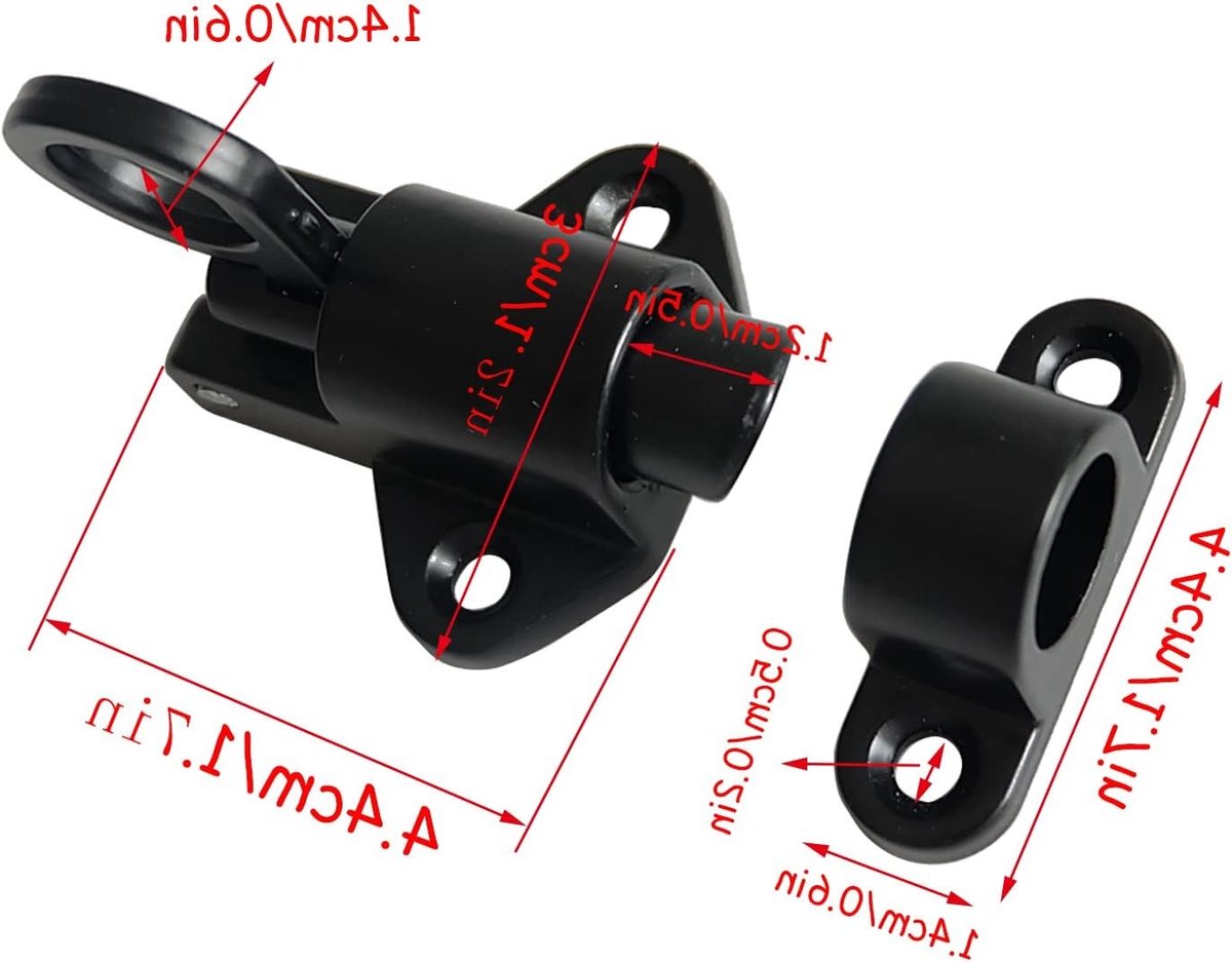 Vastsea 4Pcs Automatic Locking Lock Latch Door Locks with Screws Spring Lock for Windows Wooden Doors Cabinet Doors - ShopVlot — cadeau in Cadeau-ideeën - foto 4