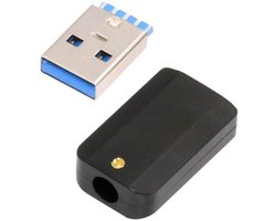 Allecto - USB 3.0 Adapter - Type A Plug - Aluminium Solder Adapter - 6mm Kabel - Dataoverdracht - Duurzaam en betrouwbaar - Geschikt voor computers...