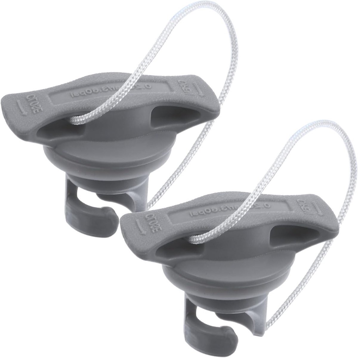 SnelShoppen - 2 Stuks Rotating Bonnet Valve Dust Cover voor River Tubes, Kayak en Inflatable Boat - Milieuvriendelijke PVC Luchtklep Deksel voor Boot
