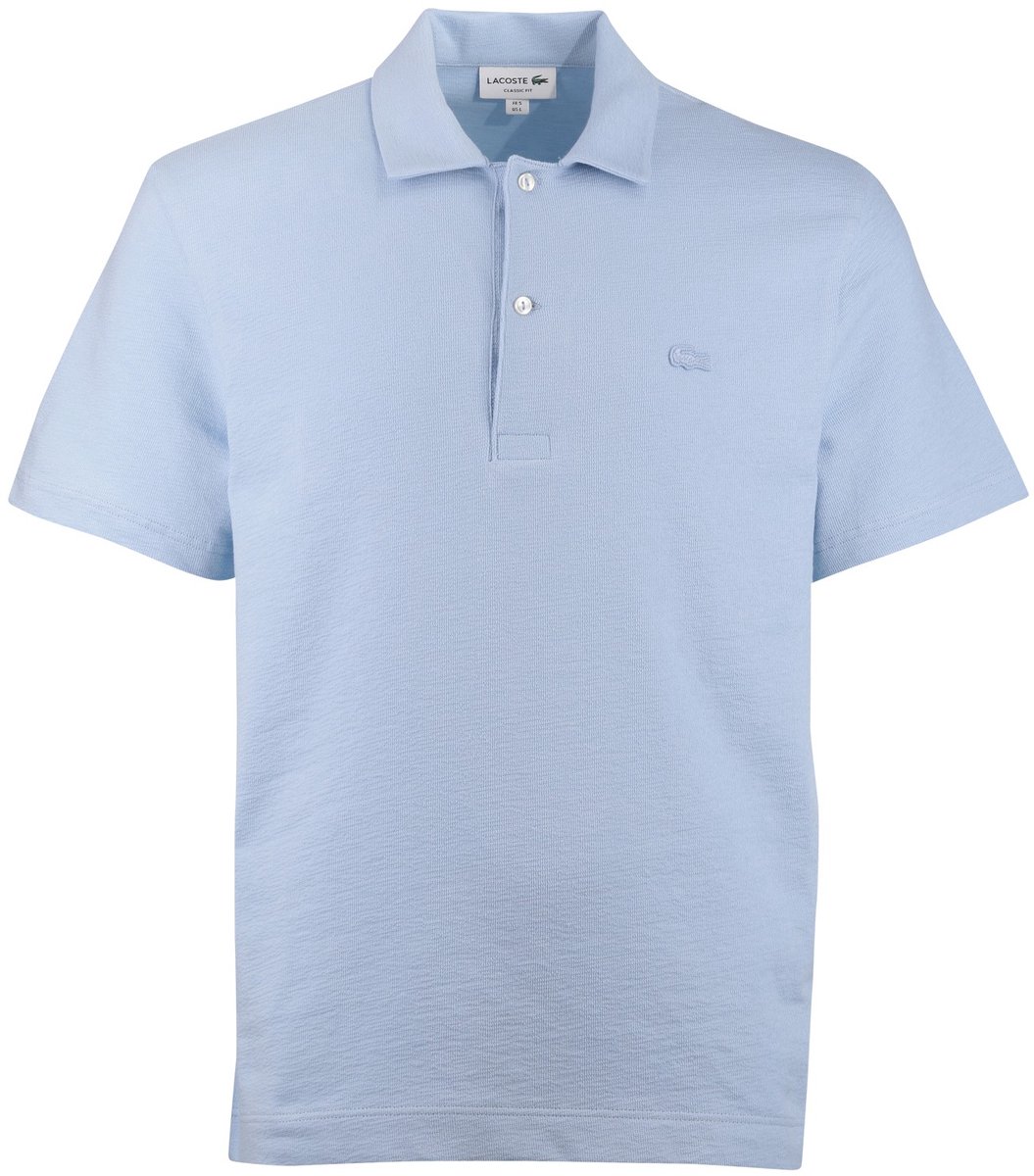 Lacoste poloshirt korte mouw lichtblauw