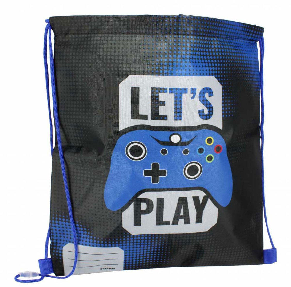 Lobbes gymtas gamecontroller voor kinderen - sporttas met print.