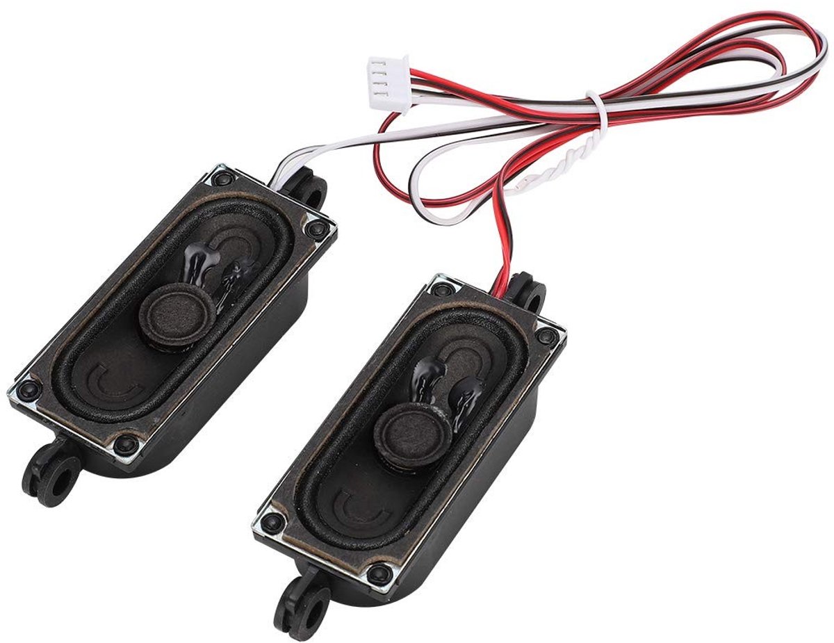 Allecto - TV Speaker - Helder Geluid - 2 Stuks - LCD TV Speaker Box - Compact en Krachtig - Ideaal voor Thuisgebruik - Zwart