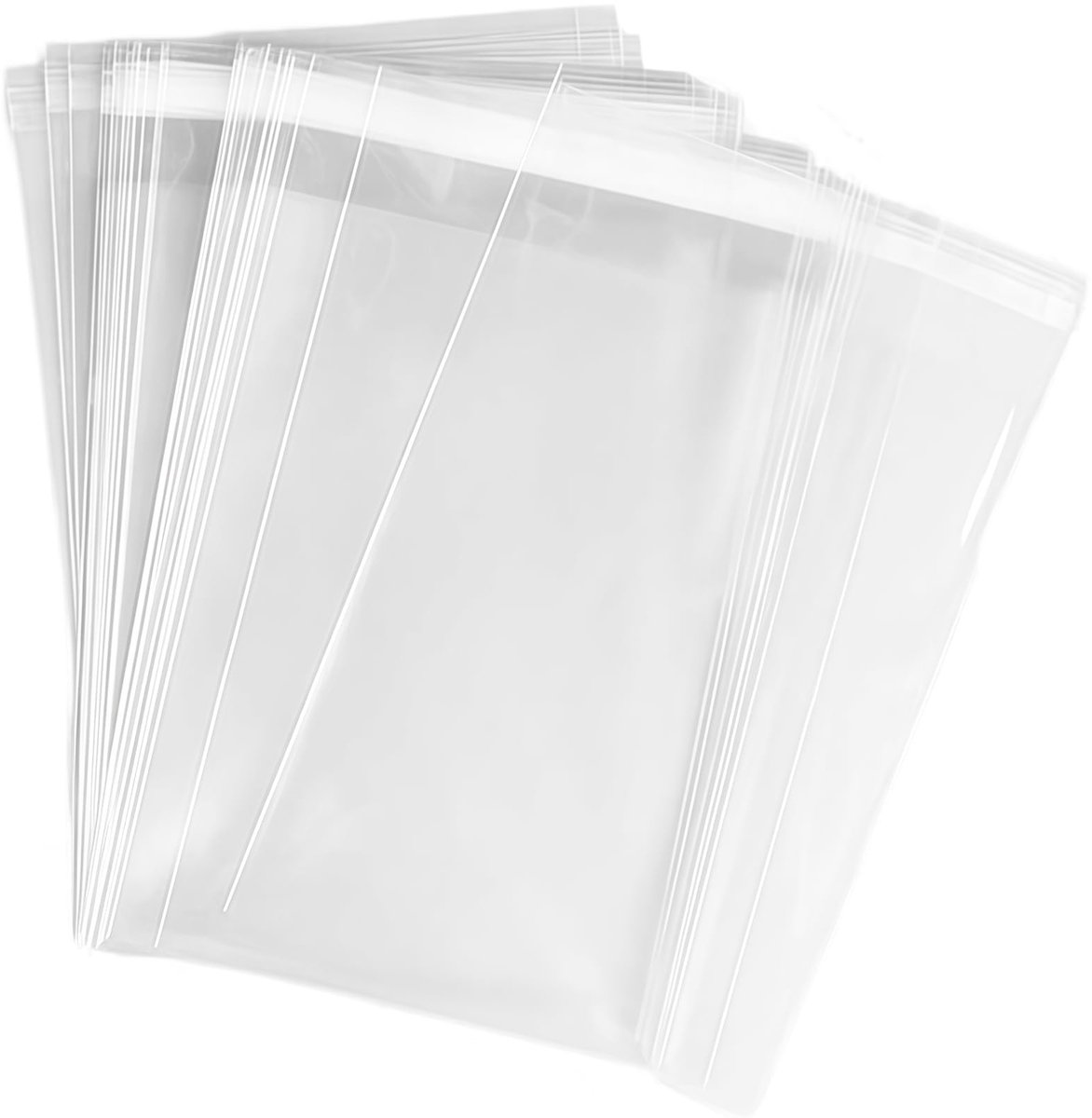 VASANA 100PCS Transparante Zelfklevende Cello Bags 9x12 Inch voor Cadeau- en Voedselverpakking