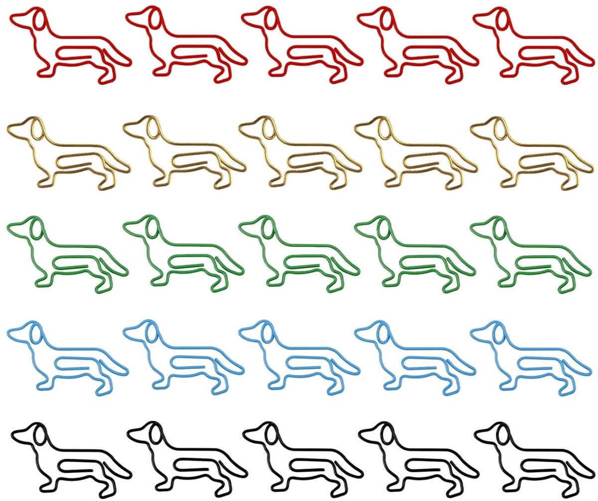 Allecto - Paper Clips - Dieren Decoratie - Creatief en Charmant - 50 Stuks - Kleurig en Uniek - Perfect voor Kantoor en School - Metalen Clips