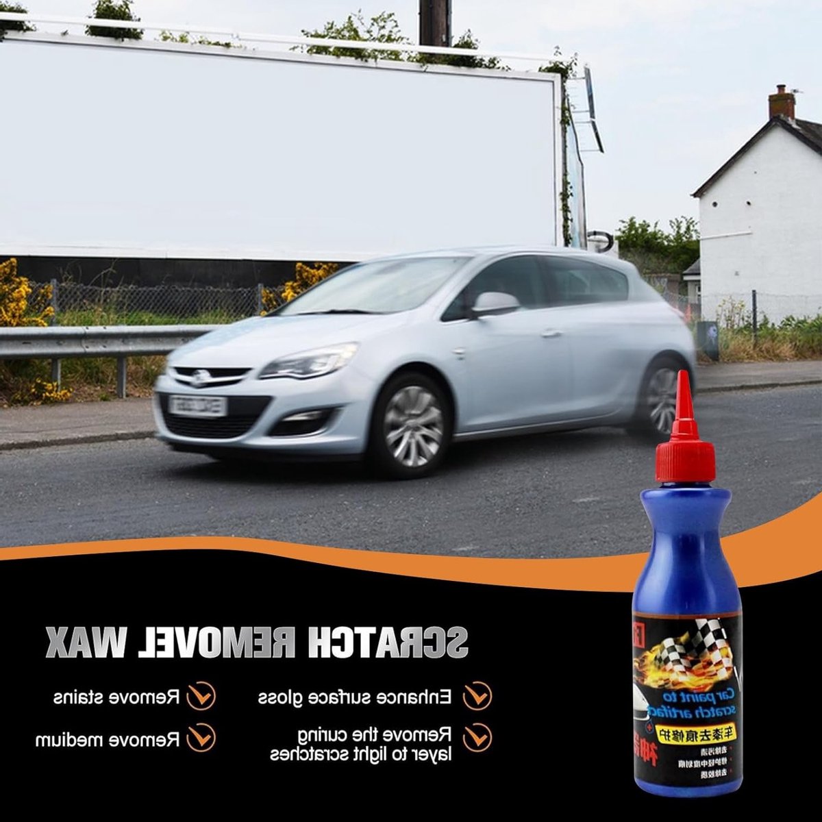 Polish voor het Verwijderen van Krassen op Auto's - 100ml Krassenverwijderaar, Auto Herstelvloeistof, Inclusief Doekjes en Spons voor Perfecte Afwerking – foto 7