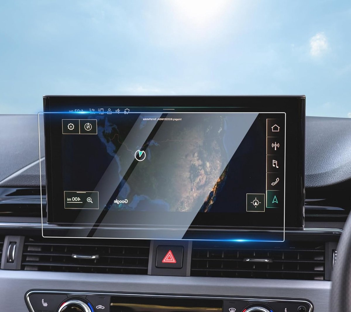 Compatibele Navigatiescherm Beschermfolie voor Audi A4 B9, A5 2023-2024 en Q5 FY 2021-2024 - MIB3 Accessoires voor Schermbeveiliging en Interieur Bescherming
