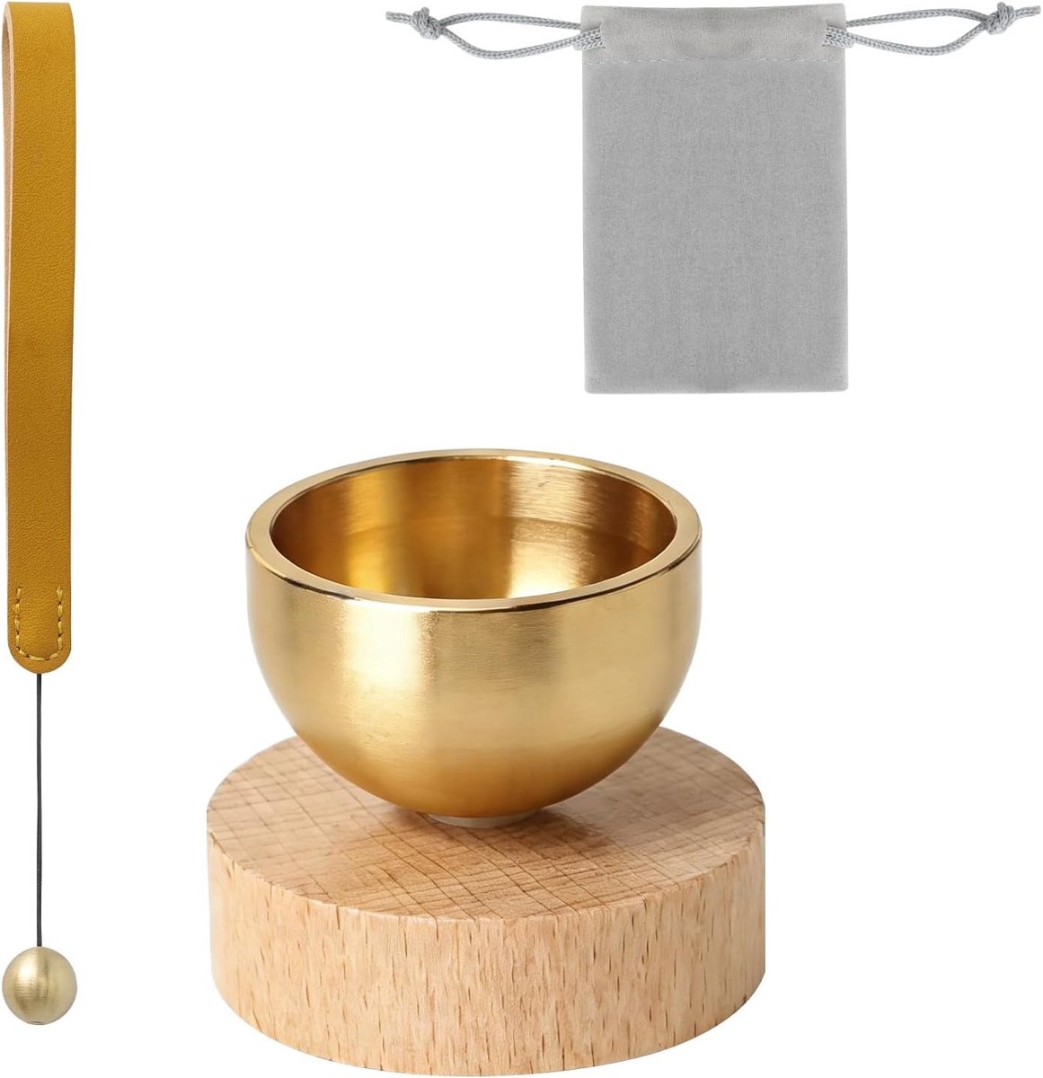 Handgemaakte Tibetaanse Klankschaal Set voor Yoga en Meditatie | Ontspanning, Chakra Healing en Stressverlichting