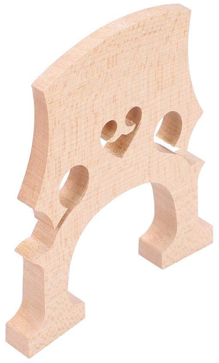 Allecto - Cellobrug - Vervangingsonderdeel - Standaard formaat - Esdoorn cellobrug - Muzikale onderdelen voor 4/4 cello - Geschikt voor cellosnaren