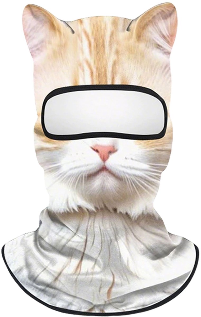 Dailygoods- Dierenskimasker 3D ontwerp - Ademend - Winddicht - Volgelaatsmasker - Bivakmuts met oren - Geschikt voor festivals/raves - Gezichtsmasker