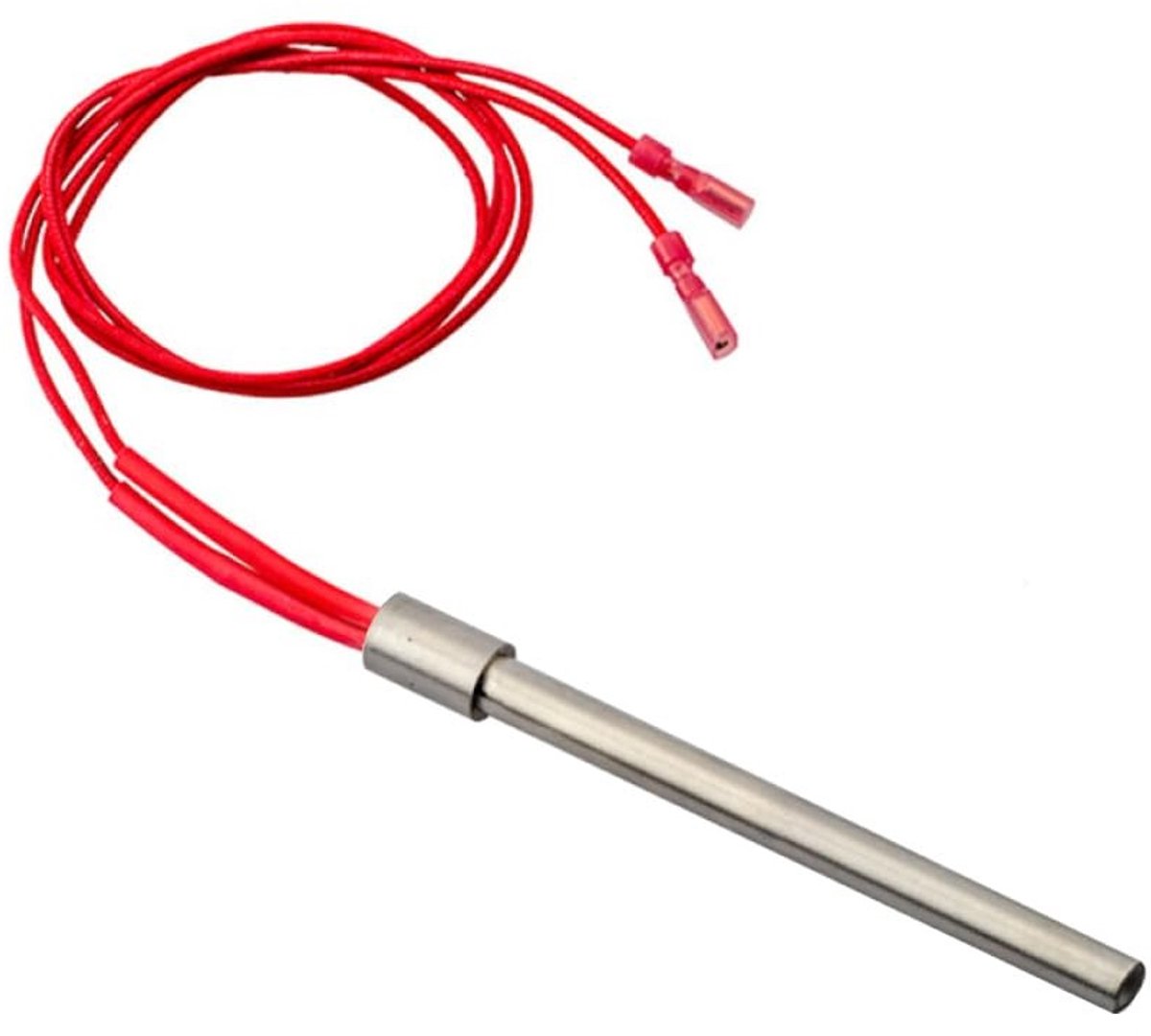 Dailygoods - Pellet Ontsteker - Verwarmingsbuis - Snelle verwarming - Rood - Roestvrij staal - Geschikt voor Pelletkachel - 220V 300W