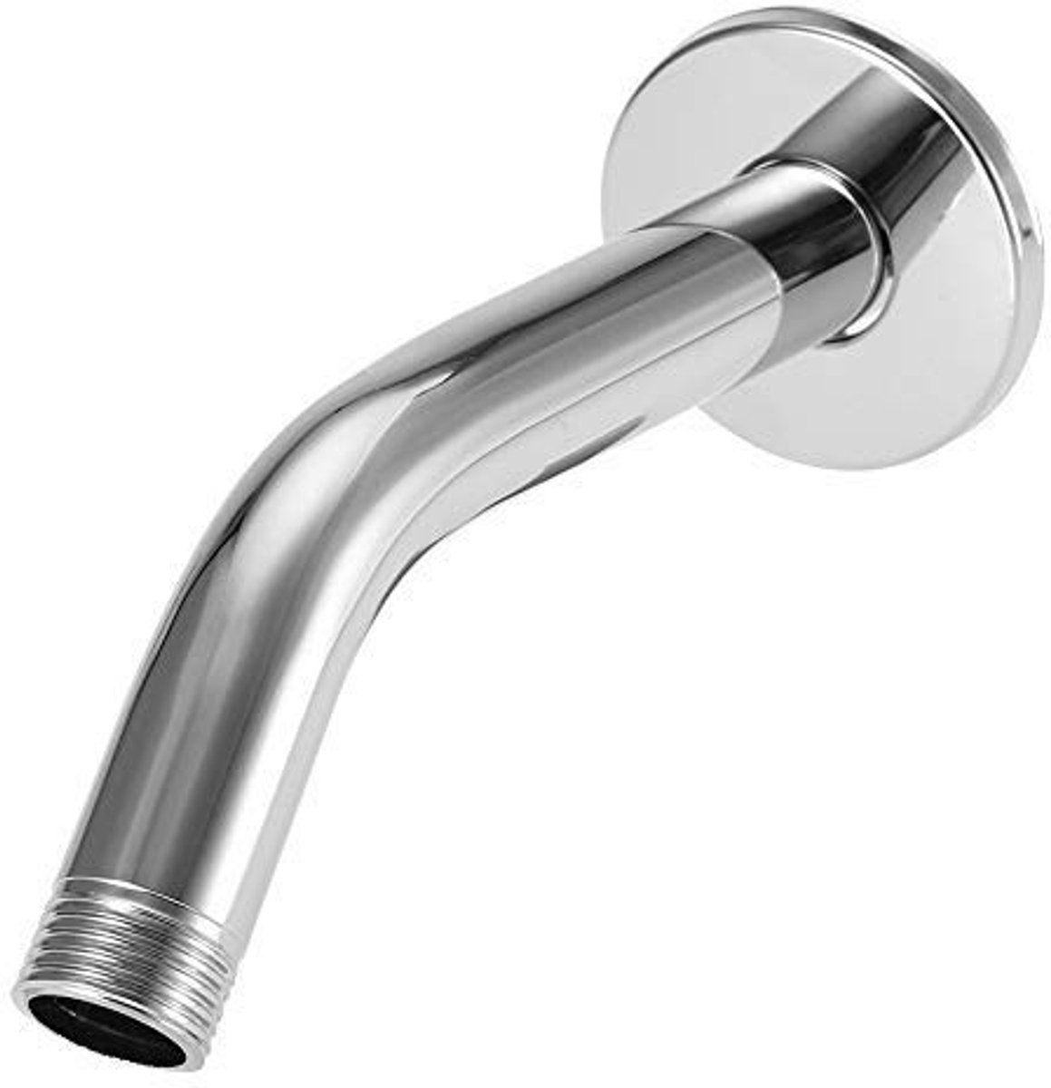 Dailygoods- Douchearm Hoogglans - Douchekop Beugel - Verstelbaar - Roestvrij Staal - Muurbevestiging - G 1/2" Aansluiting - Eenvoudig te Installeren