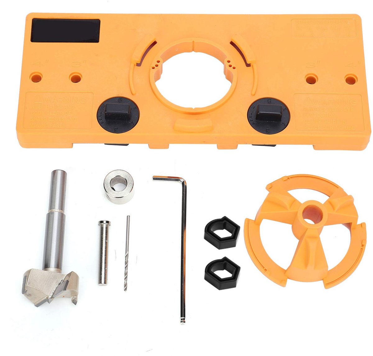 Dailygoods- Scharnierboormal 35 mm - Boorgeleider - Houtbewerking - Duurzaam materiaal - Snelle resultaten - Nauwkeurige gatpositie - Boorgids