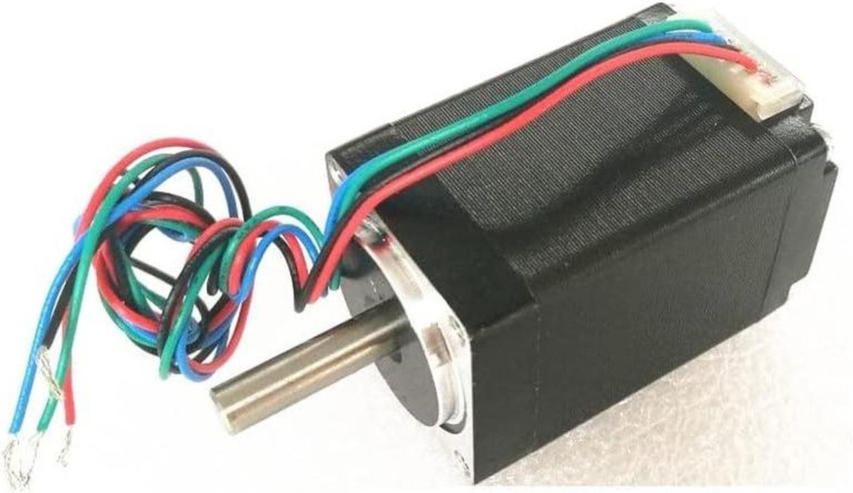 Hybride Stappenmotor - CNC Motor - 3D Printer - 28mm Diameter - 1.8° - Zwart