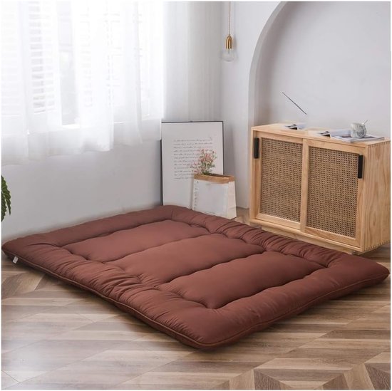 Japanse vloermatras - Verdikte tatamimat/slaapmat - Opvouwbare oprolmat - Vloerlounger voor jongens en meisjes (studentenkamer) - Zwart,C,90X200cm — afbeelding 5