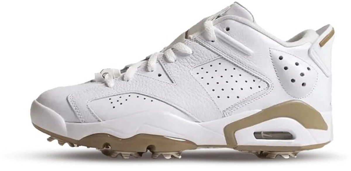 Air Jordan 6 Retro Low Golf 'White Khaki' - Maat 42.5