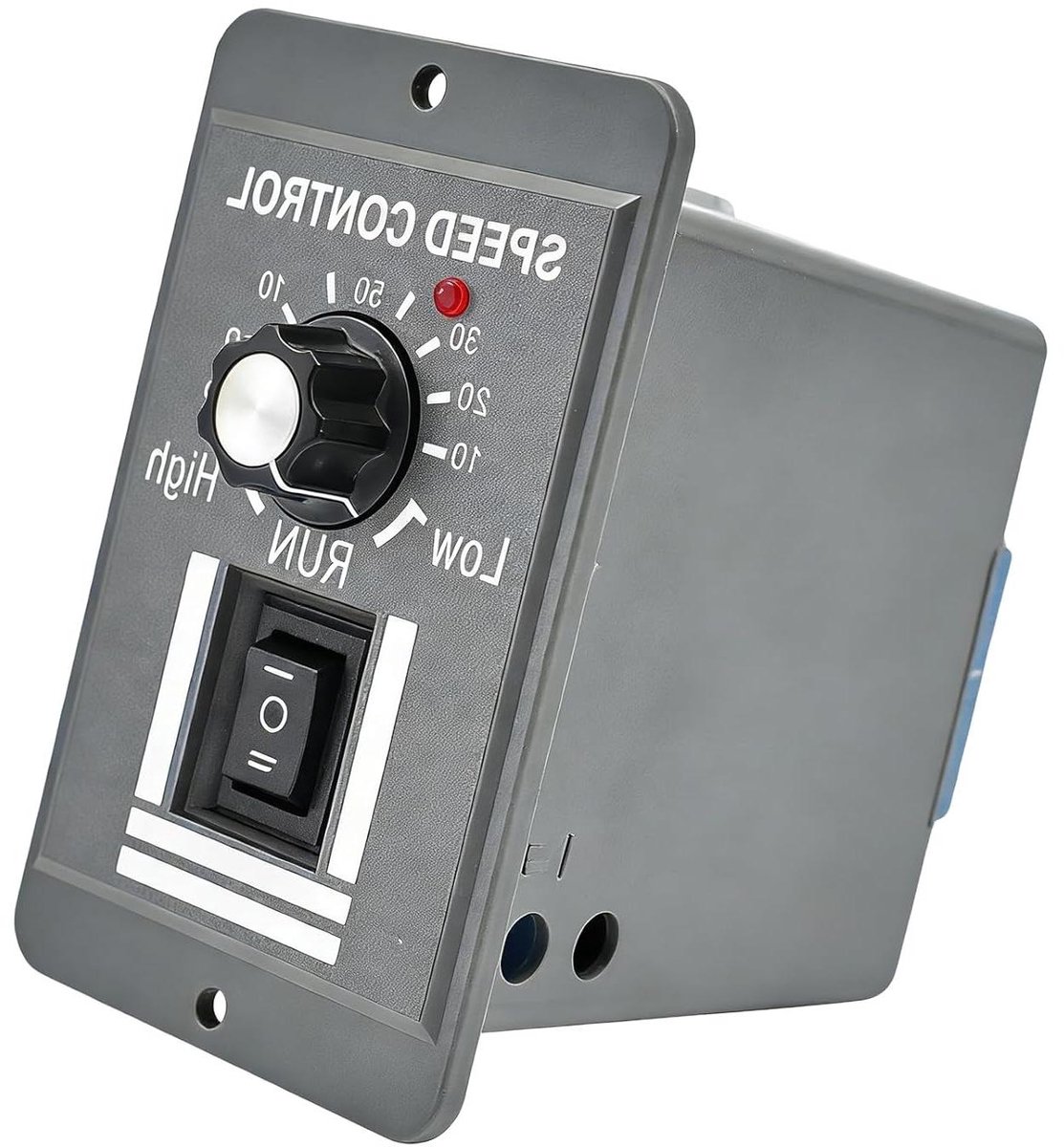 Motor Toerentalregelaar - DC Snelheidsregelaar - Precisie Motorbesturing - Vooruit Achteruit Functie - 12-60V 20A - Zwart