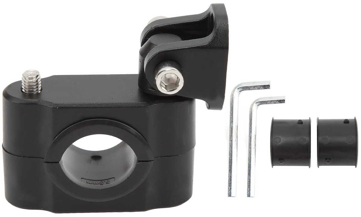 NTH products- Motorfiets Beugel 360 Graden Rotatie - Aluminiumlegering - Montagebeugel - LED Verlichting - Geschikt voor Diverse Voertuigen - Inclusief Accessoires