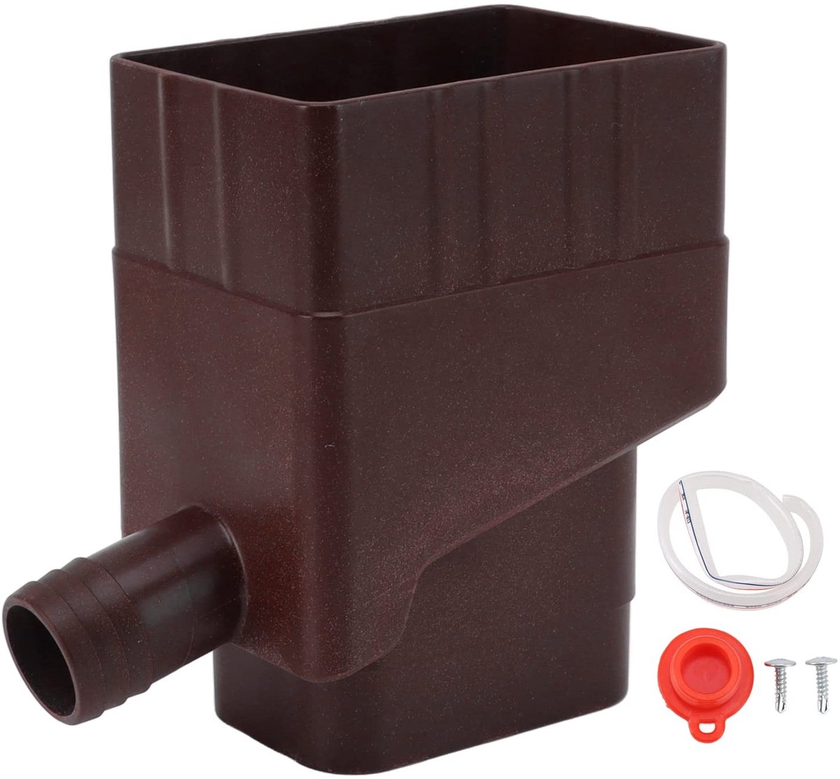 Dailygoods- Regenwaterafvoer Professionele Diverter Kit - Regenwateropvangsysteem - Gebruiksvriendelijk Ontwerp - Voor Tuin/Gazon - Eenvoudige Installatie - 30 cm Hoogte Aanbevolen