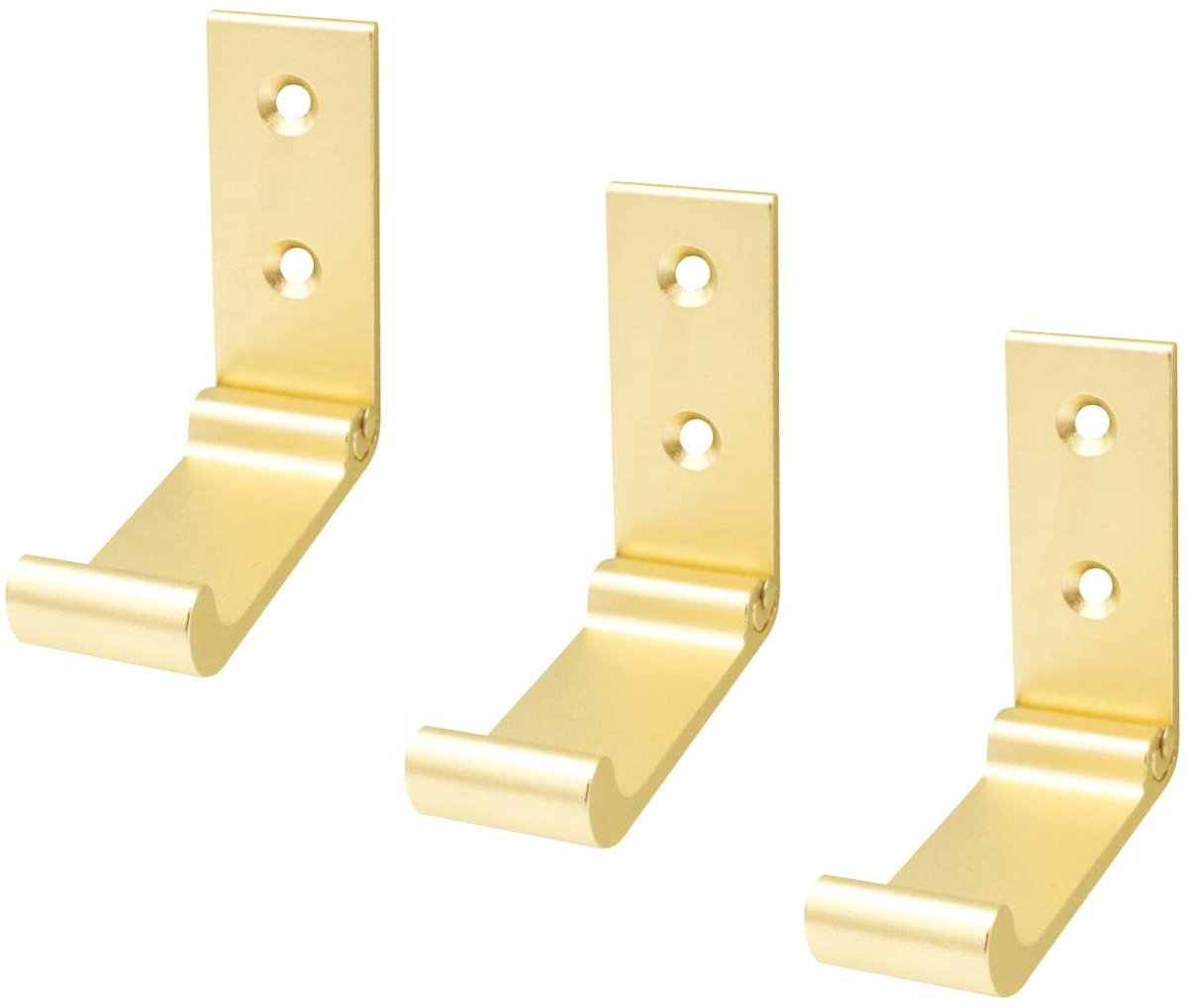Dailygoods- Wandhaak Opvouwbaar - Aluminium Muurbevestiging - Flexibel 90 Graden - 3 Stuks - Max. Belastbaarheid 10kg - Ruimtebesparend Ontwerp - Haak