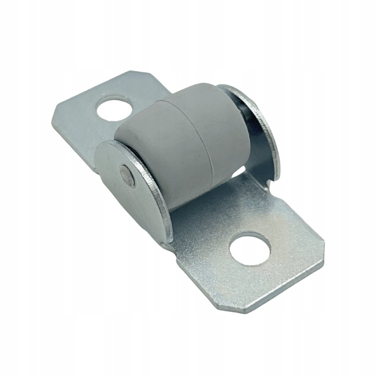 Meubelwiel met vaste plaatbevestiging, 16 mm diameter