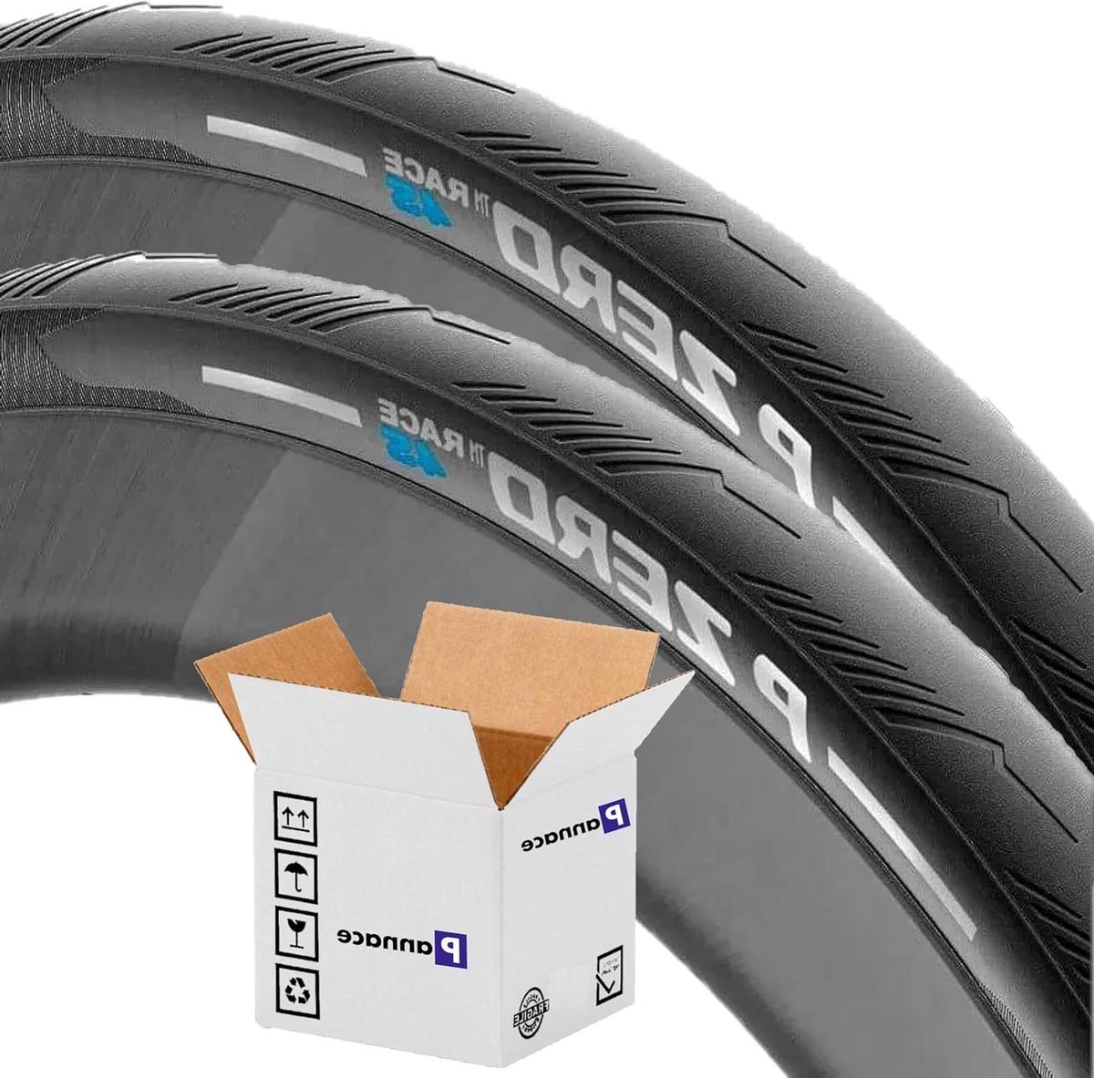 Fietsbanden - Wielbanden Race - Weggebruik - Verbeterde Grip - 700x26c - Zwart