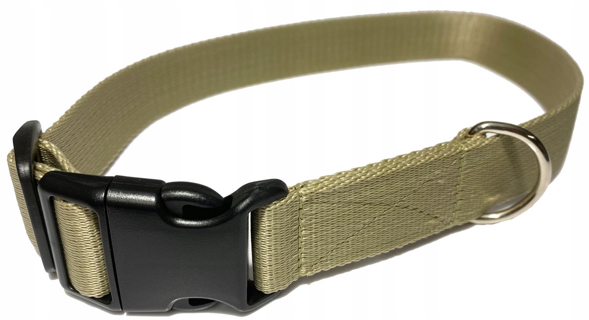 Stevige Hondenriem 140 cm / 30 mm - Kaki