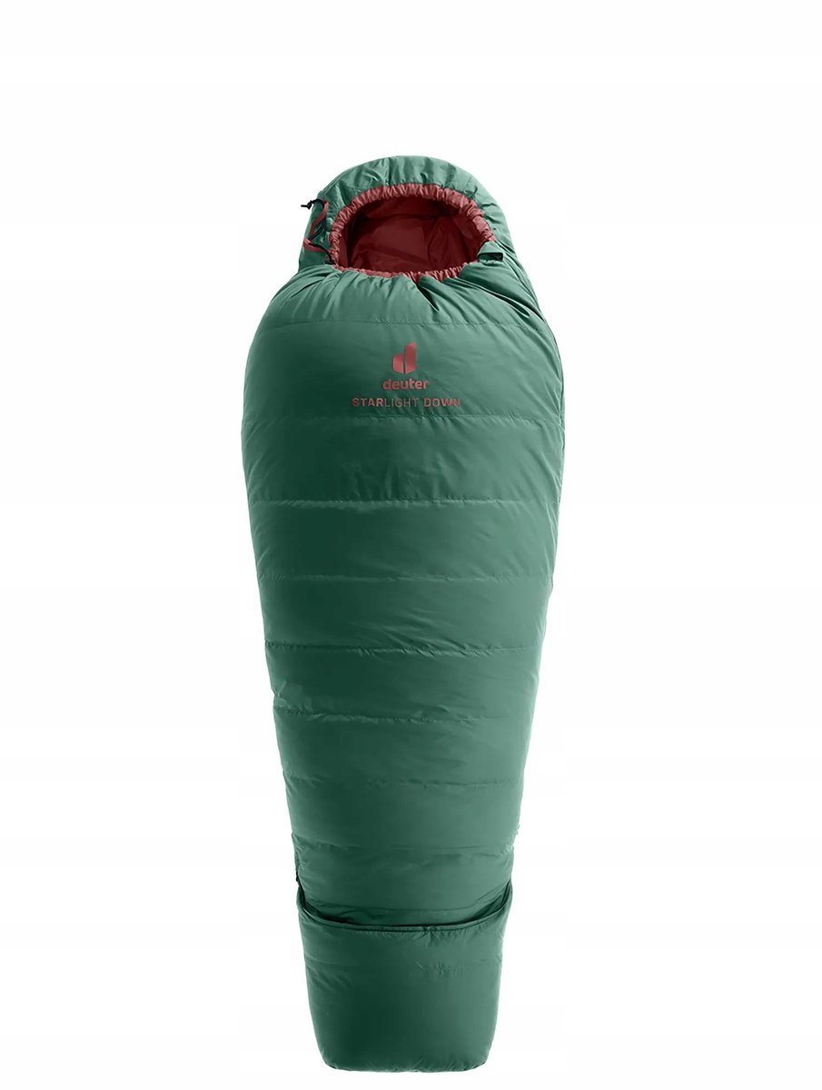 Deuter Starlight Down Kinderslaapzak (130-170 cm) - Zeegroen/Redwood