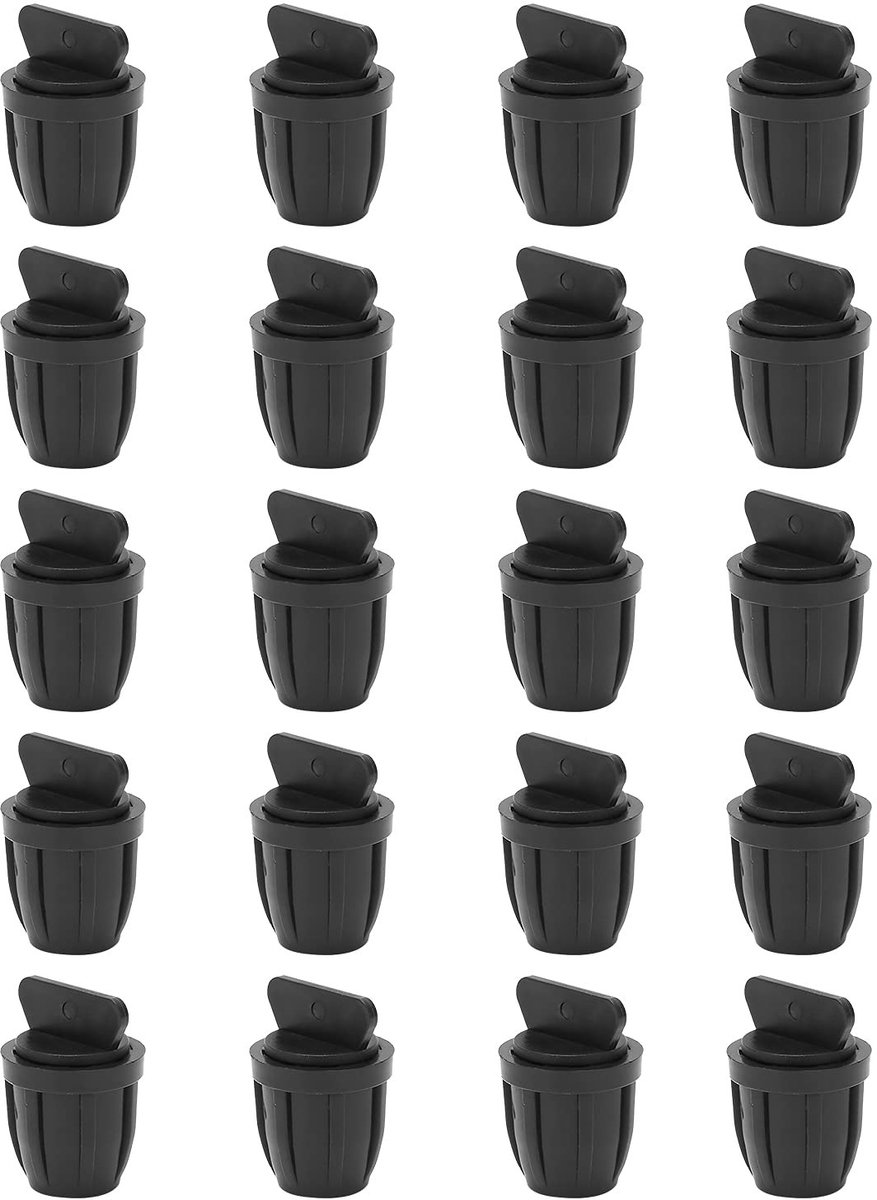 LIVIA HOME- Slanguiteinde 20 Stuks - ABS Eindplug - Druppelirrigatie Plug - Waterstopper - Tuinaccessoire - Veilig en Gemakkelijk te Installeren