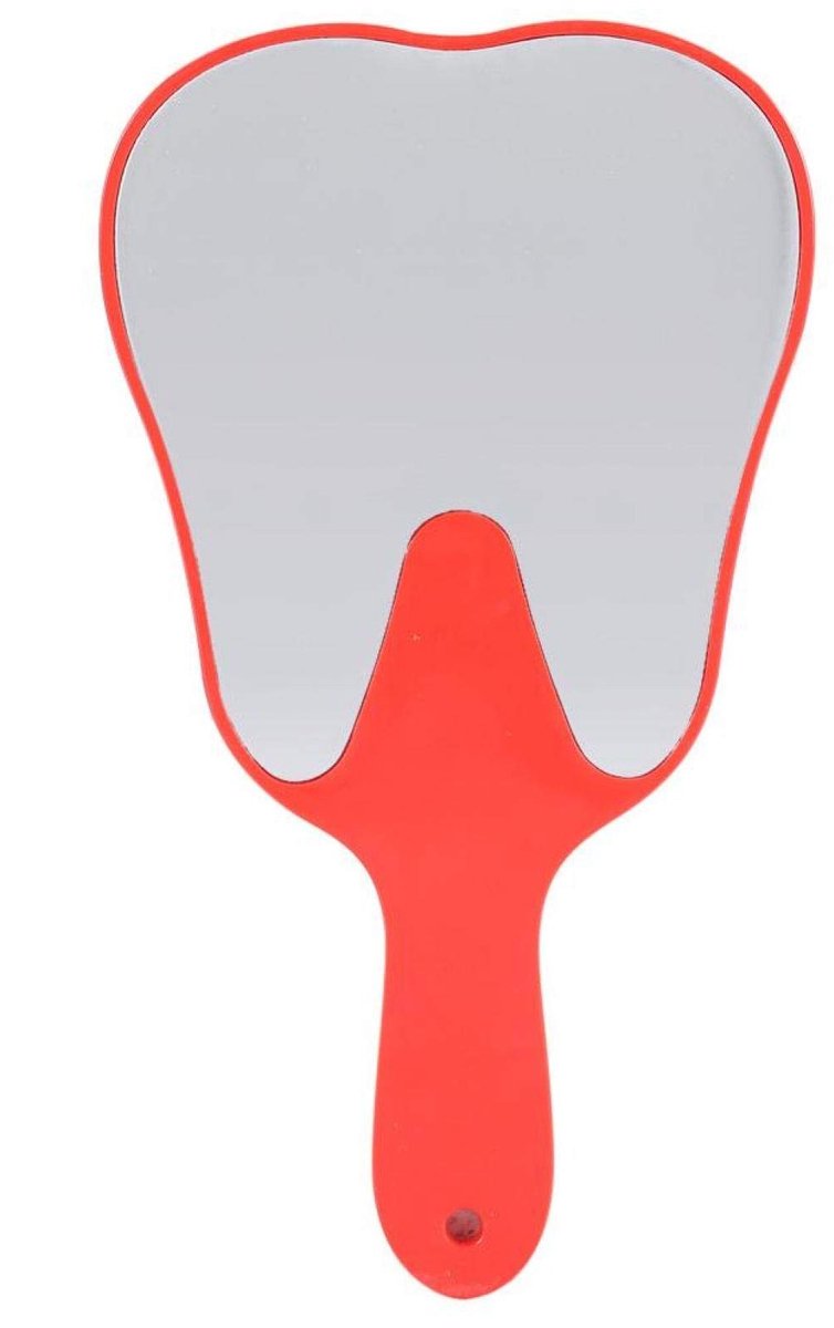 Dailygoods- Tandspiegel 9,8 * 5,1 inch - Duurzaam - Veilig - Voor volwassenen - Tandheelkundige observatie - Antislip handvat - Tandheelkundige Spiegel