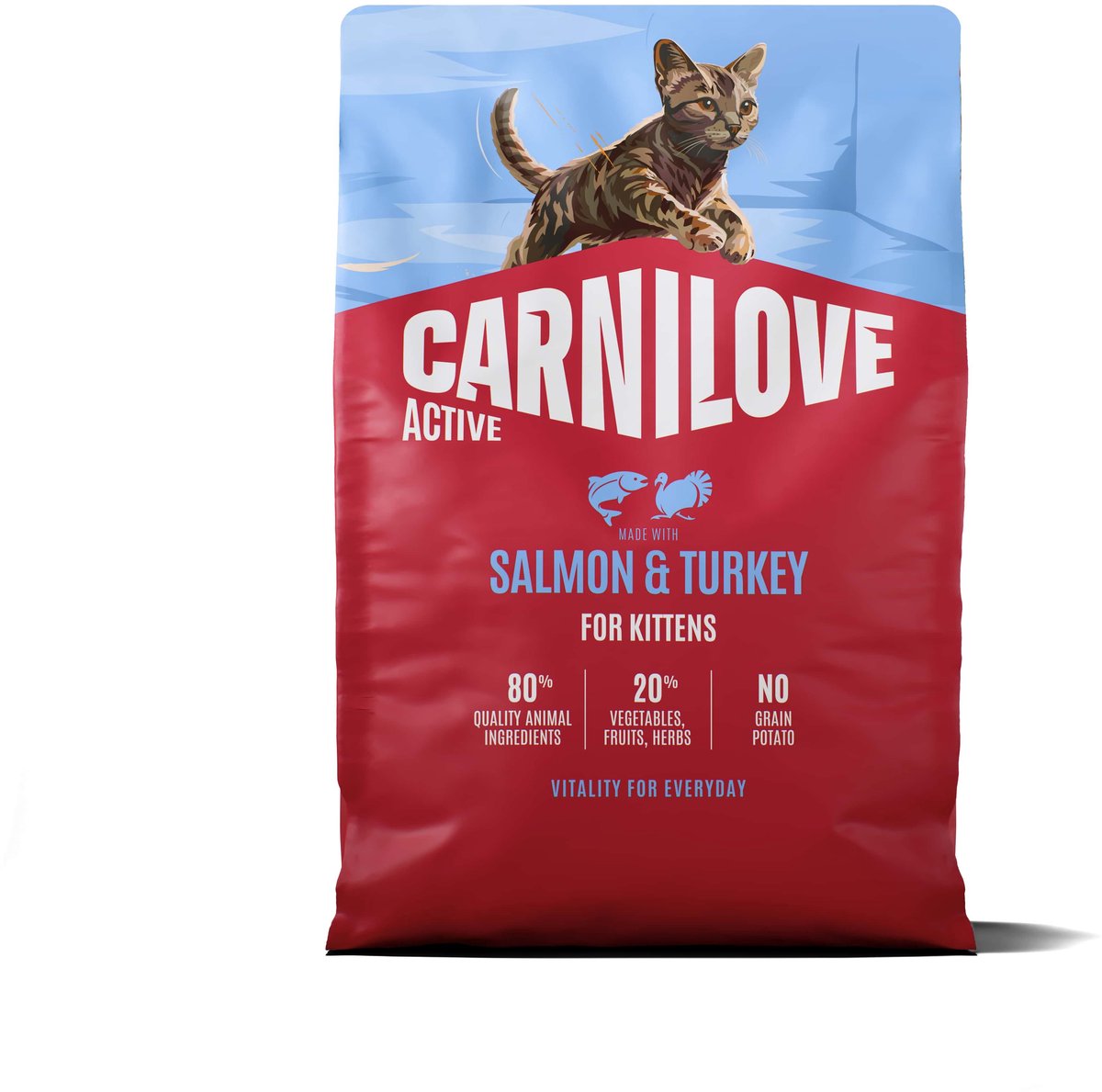 Carnilove CARNILOVE ACTIVE - Cat - Salmon & Turkey for Kittens 2 kg