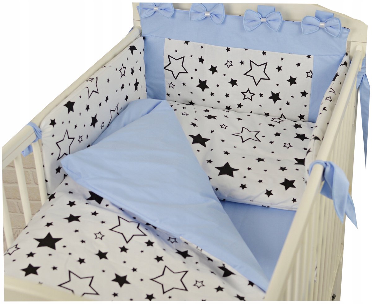 Kinderbedikant beddengoedset 6-delig 120x60 cm, 120x90 cm
