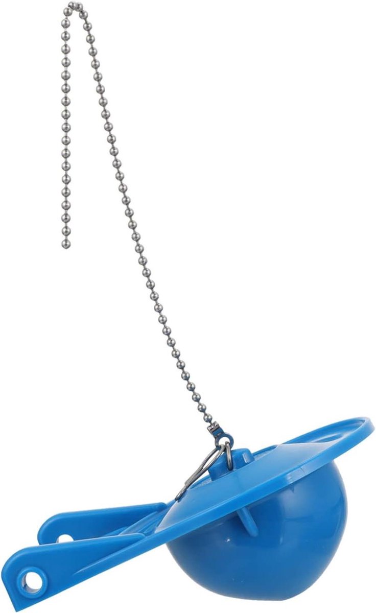 Toilet Afvoer Ventiel - Toiletklep Spoelklep - Water Besparen - Zelf Reparatie - 12 cm - Blauw