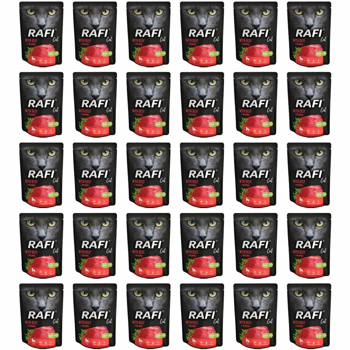 Dolina Noteci Dolina Noteci Rafi Cat - Natvoer - Rundvlees - 300g - 30 stuks