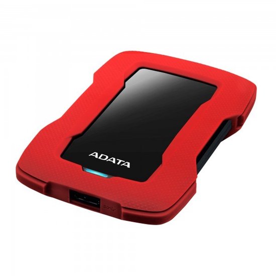 ADATA Durable Lite HD330 - Externe Harde Schijf - 1TB - 2.5 inch - USB 3.1 - Rood van Adata — afbeelding 4