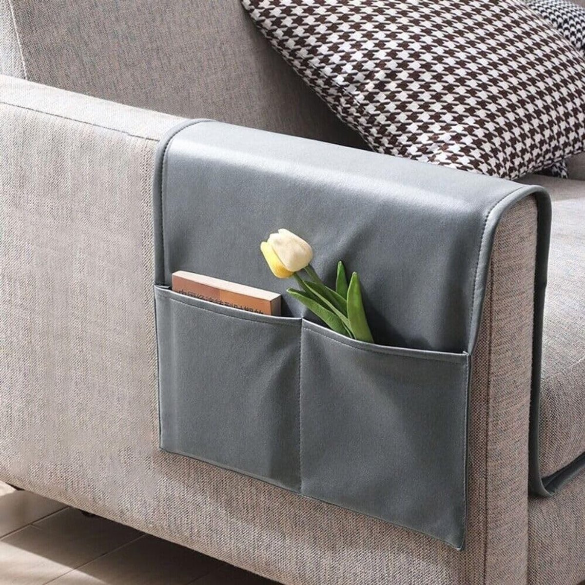Dailygoods- Fauteuilbeschermer Waterdicht - Armleuningbeschermer - Stoelbeschermer - Bureaustoelhoes - 50 x 110 cm - Polyester Materiaal - Stoelhoes