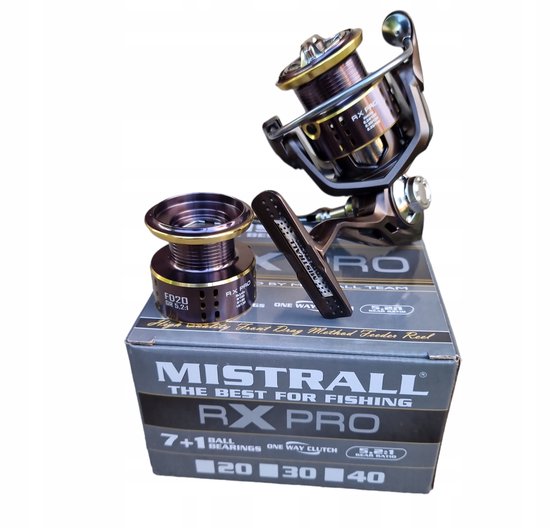 Mistrall RX PRO FD 4000 Molen - 7+1 Lagers, Aluminium Spoel van Mistrall — afbeelding 3