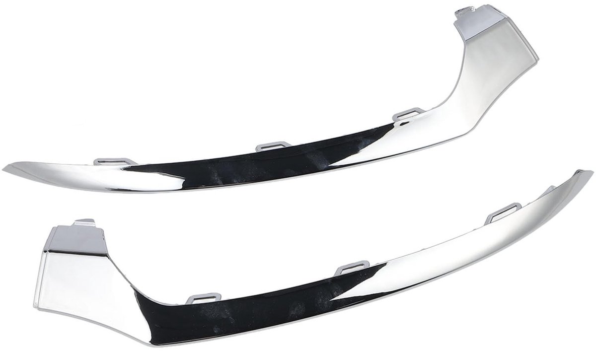 Dailygoods- Bumpertrim Chroom - Impactbestendig ABS - Compatibel met C-klasse W205 - Eenvoudige installatie - Verfijning en esthetiek - Onderste trim voor facelift 2015-2018 - Bumperafdekking