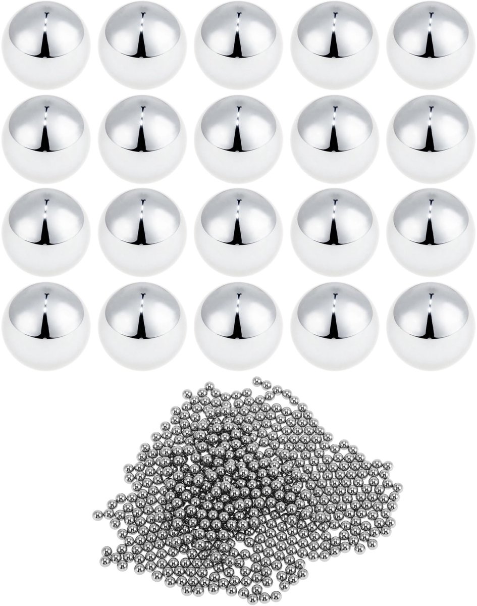 Dailygoods - Set van 600 Precisiekogellagers van Staal G100 4.8mm