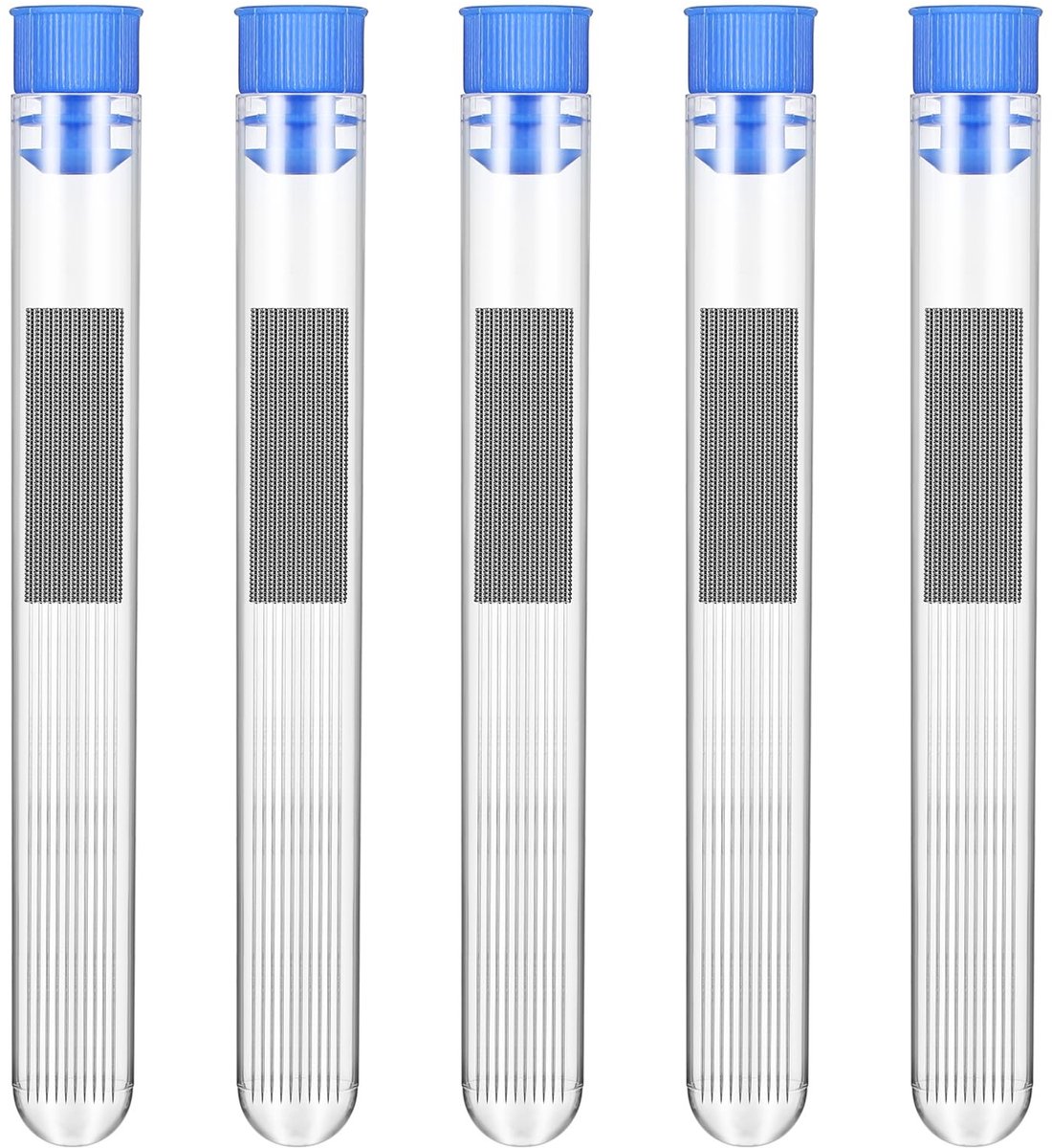 Dailygoods- Mondstukreinigingsset 50 stuks - Roestvrij Stalen Naaldenreiniger 0,4 mm - 3D-printer Accessoires - Reinigingsnaaldenset - Kunststof Buis 10,8 x 1 cm - Reinigingsnaalden