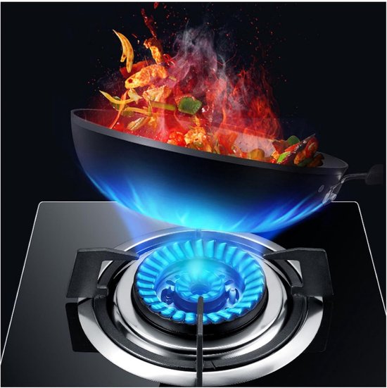 Draagbaar Gasfornuis - 1-pits Kookplaat - Buiten Koken - Elektronische Ontsteking - 33x43 cm - Zilver — afbeelding 4