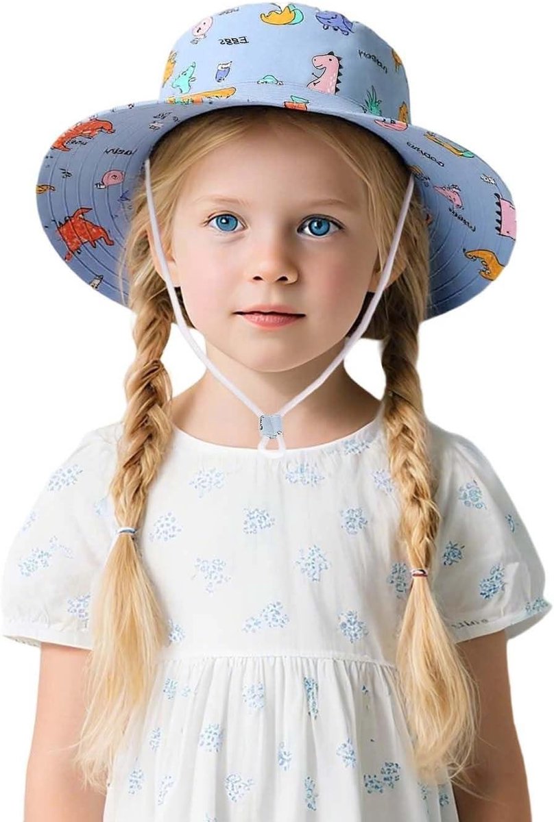 Kinder Zonnehoed - Baby Pet - Zomerse Bescherming - Lichtgewicht Ademend - 1-8 Jaar - Met Print