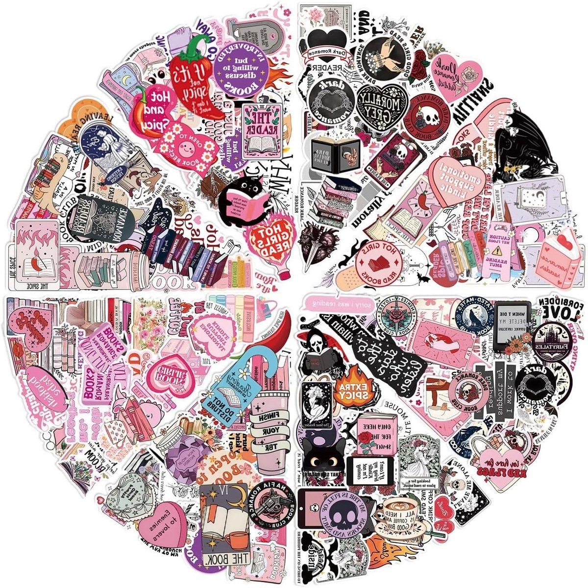 Holografische Boeken Stickers Set van 400 Stuks, Vinyl Waterdichte Labels voor Boeken, Scrapbooking, Waterflessen en Laptops