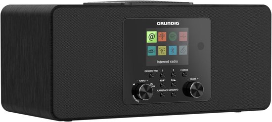 Internetradio met Subwoofer - Digitale Muziekspeler - Muziek Streamen - 2.1 Geluidssysteem - 28 W RMS - Zwart — afbeelding 4