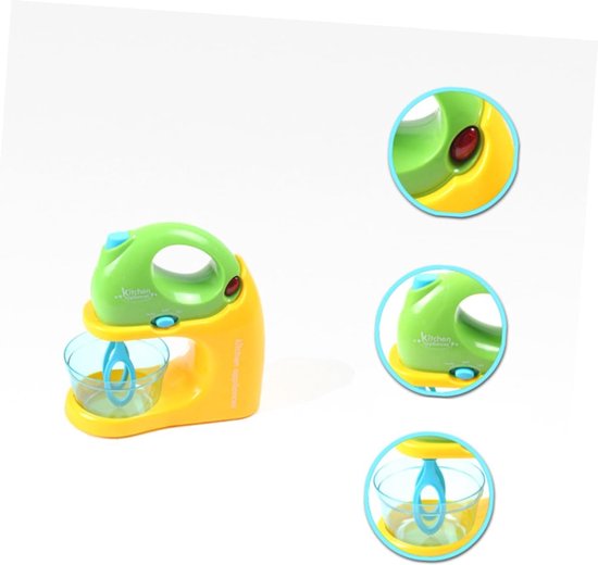 ibasenice Children's Toys 1 Pc Electric Mixer Toy Kitchen Mixer Toy Mixer Toy Mini Household Appliances Child Blenders van Merkloos — afbeelding 3