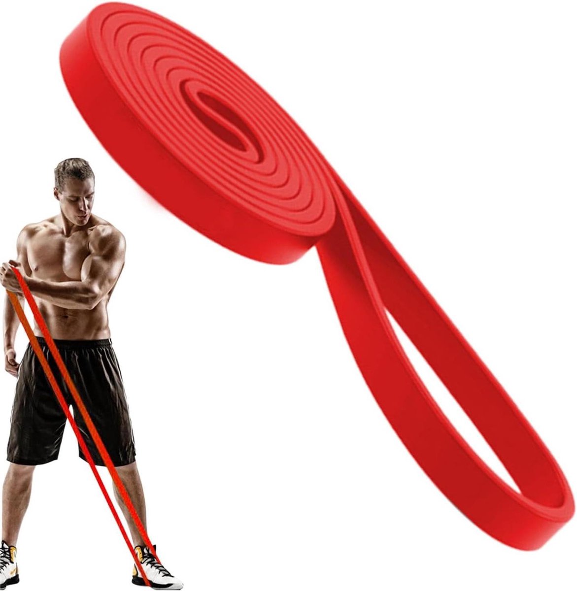 Weerstandsbanden - Verstelbare Spanningsoefeningsband, Krachttrainingsbanden | Latex Trainingsbanden Elastische Power Bands, Yoga Weerstandsbanden, Yoga Weerstandsbanden,